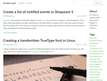 Tablet Screenshot of gordonlesti.com